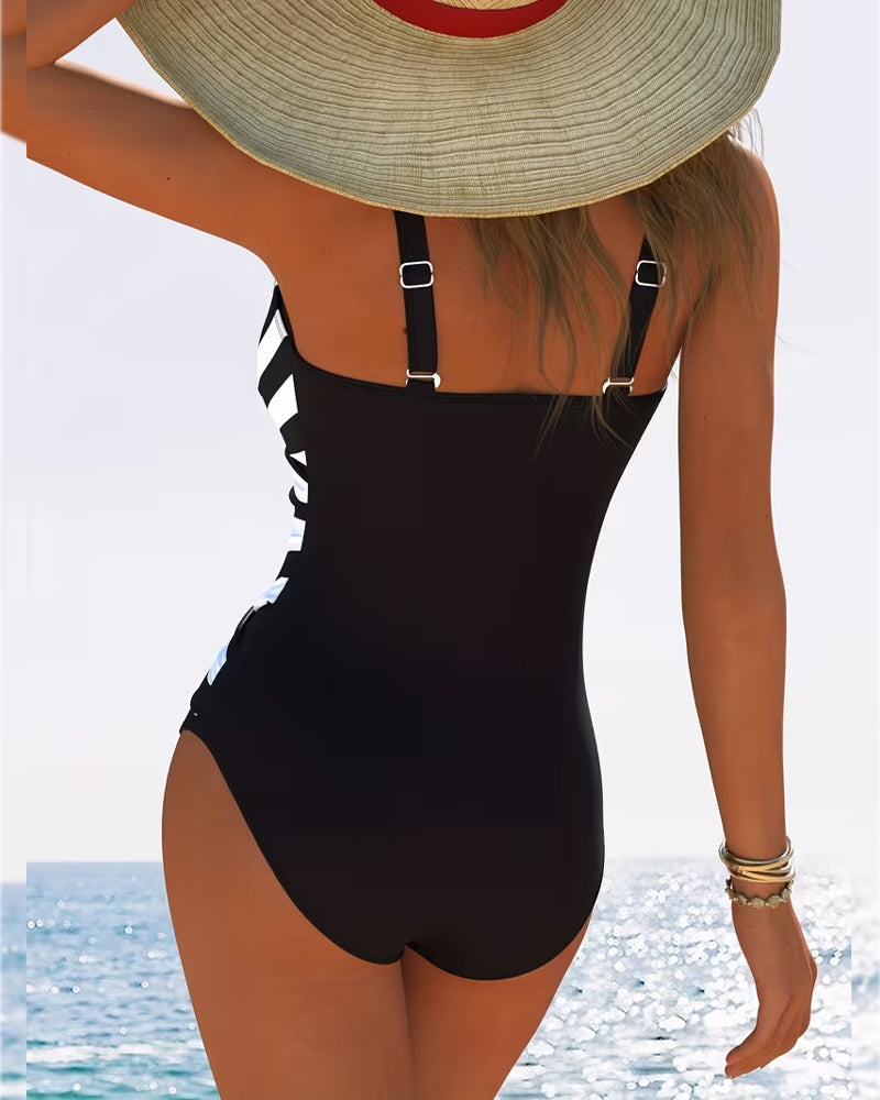 Florence | Striped One-Piece Bathing Suit