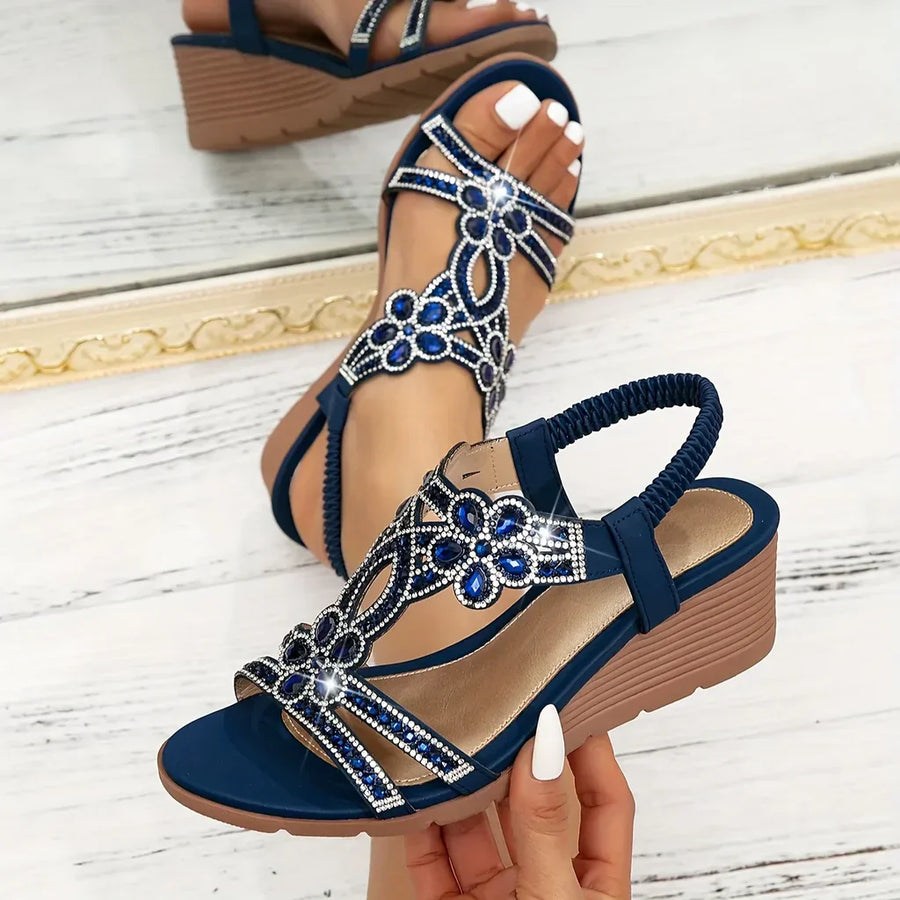 Delphine™ — Stylish Ergonomic Sandals with Chic Decorative Accents