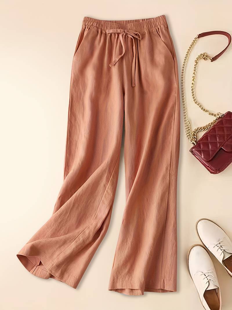 Tina - Easygoing Linen Trousers