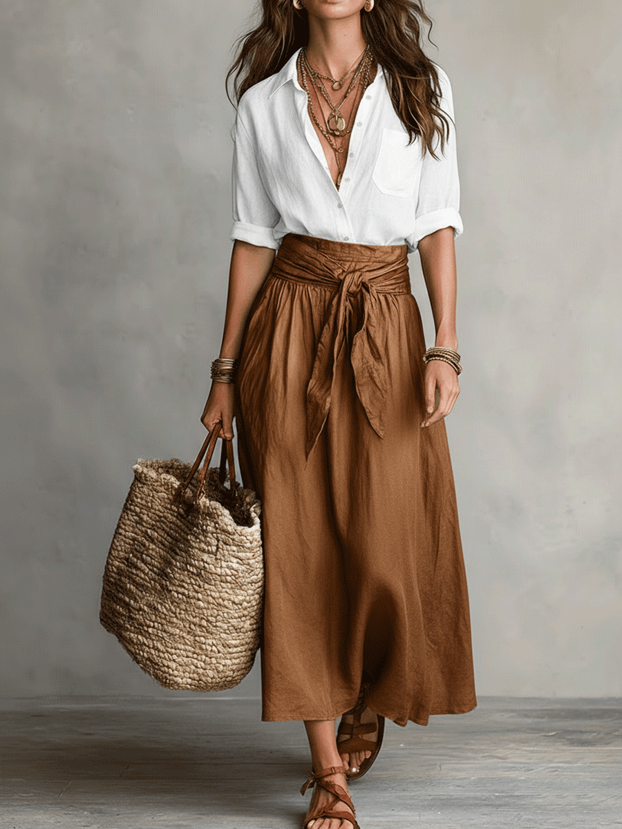 Jennifer | Effortless Elegance Boho Skirt Set