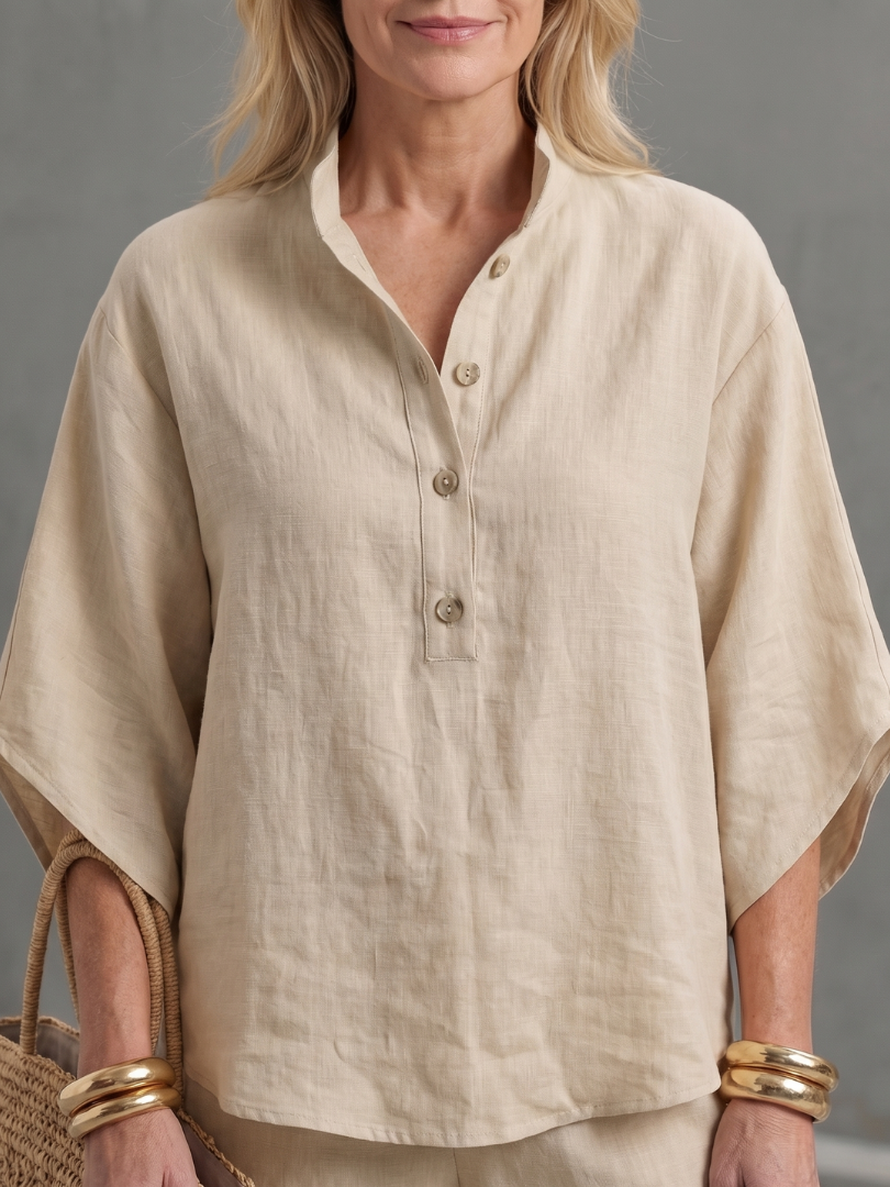 Amity | Relaxed Tunic and Button-Front Trouser Set