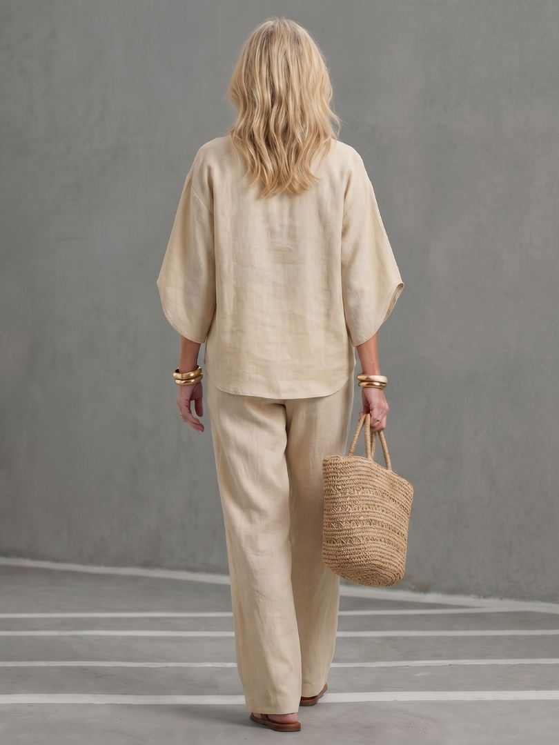 Amity | Relaxed Tunic and Button-Front Trouser Set
