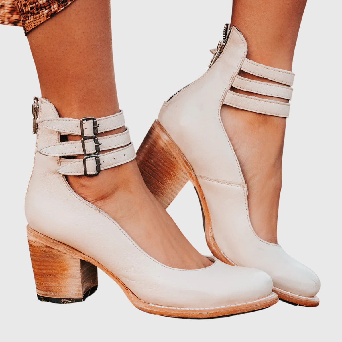 Hannah | Stylish and Cozy Heeled Shoes