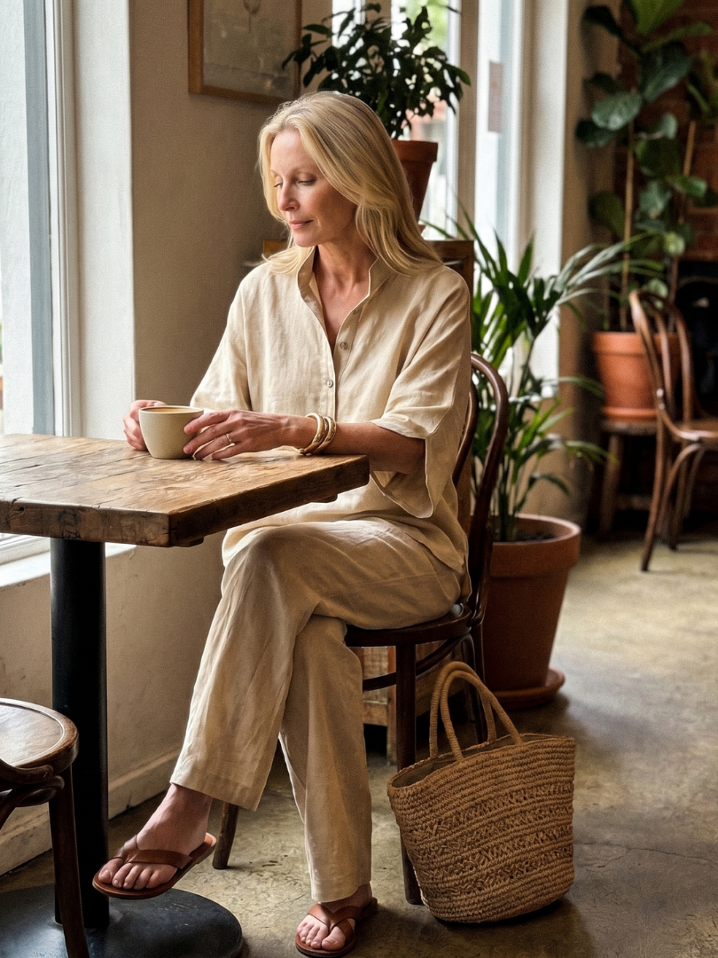 Amity | Relaxed Tunic and Button-Front Trouser Set