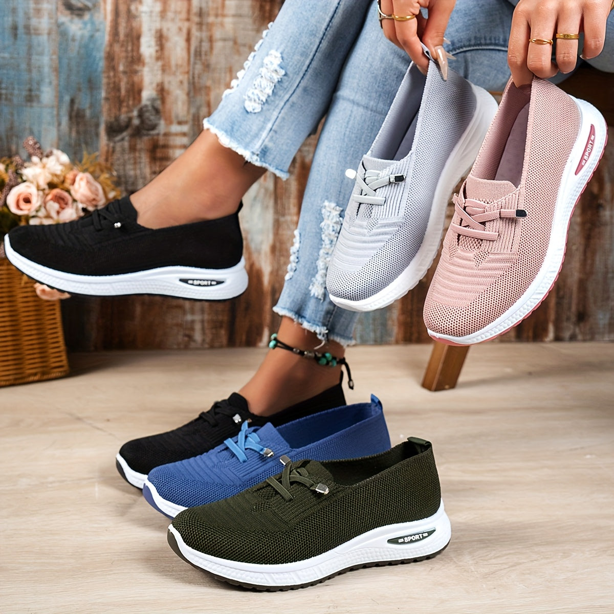 Raquel – Instant Comfort for Tired, Sensitive Feet + Complimentary Insoles Included