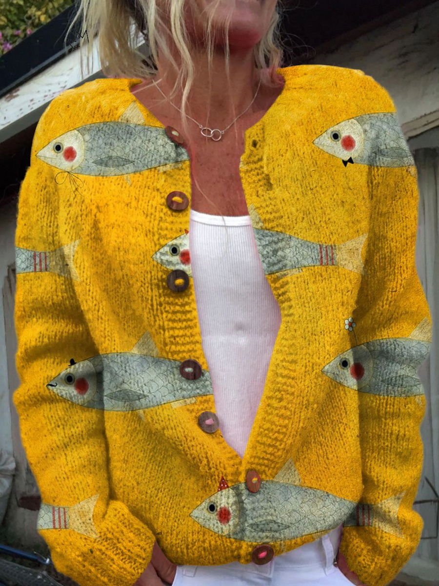 Anouk™ Vintage-Inspired Cardigan Sweater
