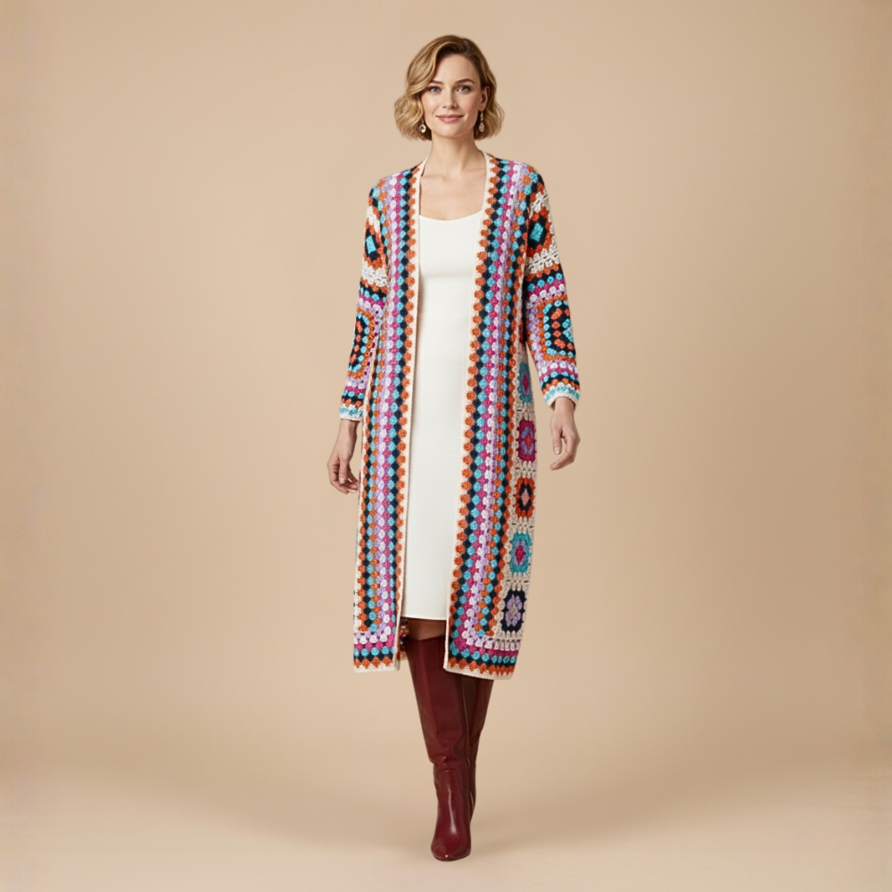 Bohemian-Inspired Long Cardigan for Women