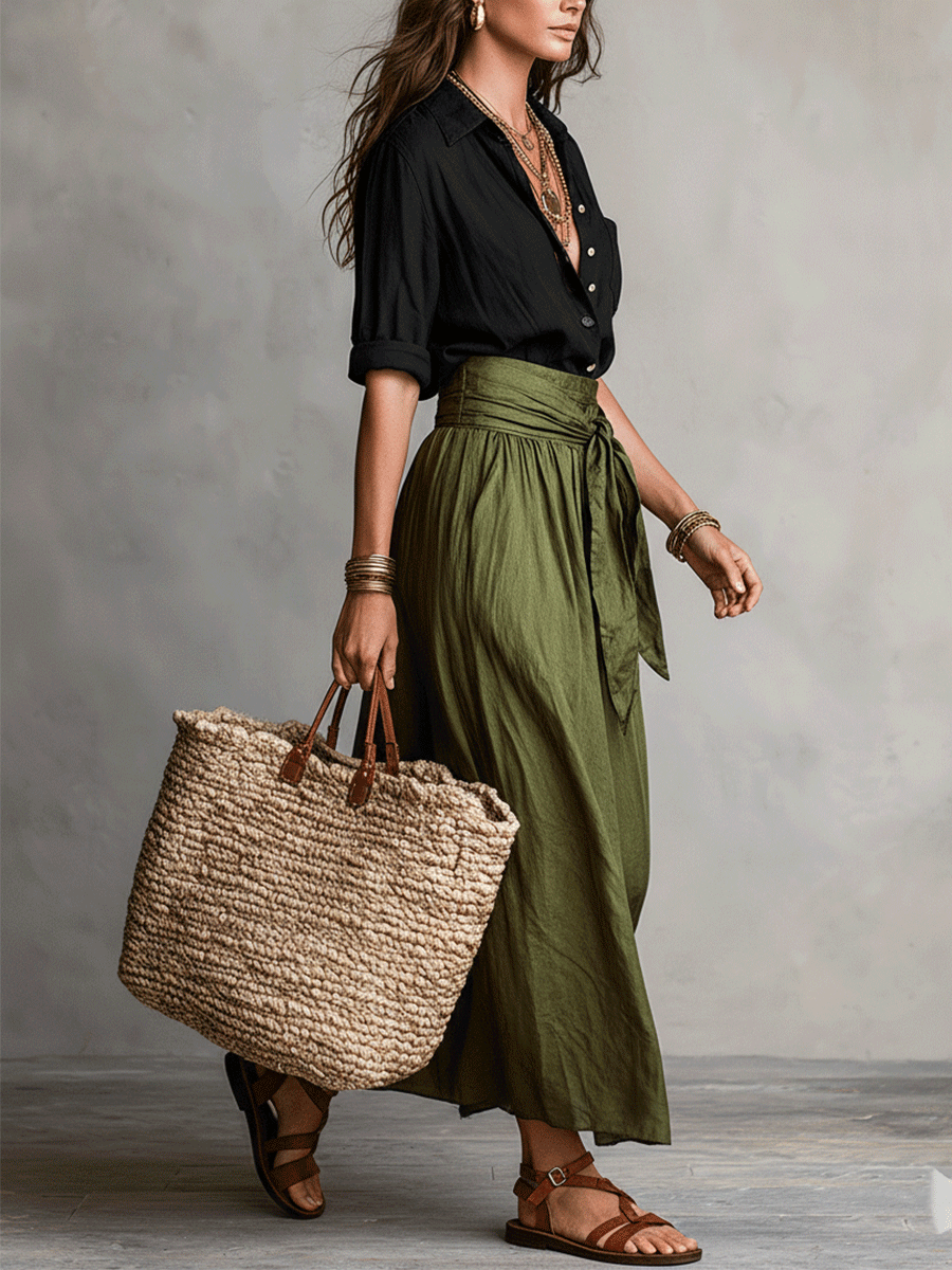 Jennifer | Effortless Elegance Boho Skirt Set