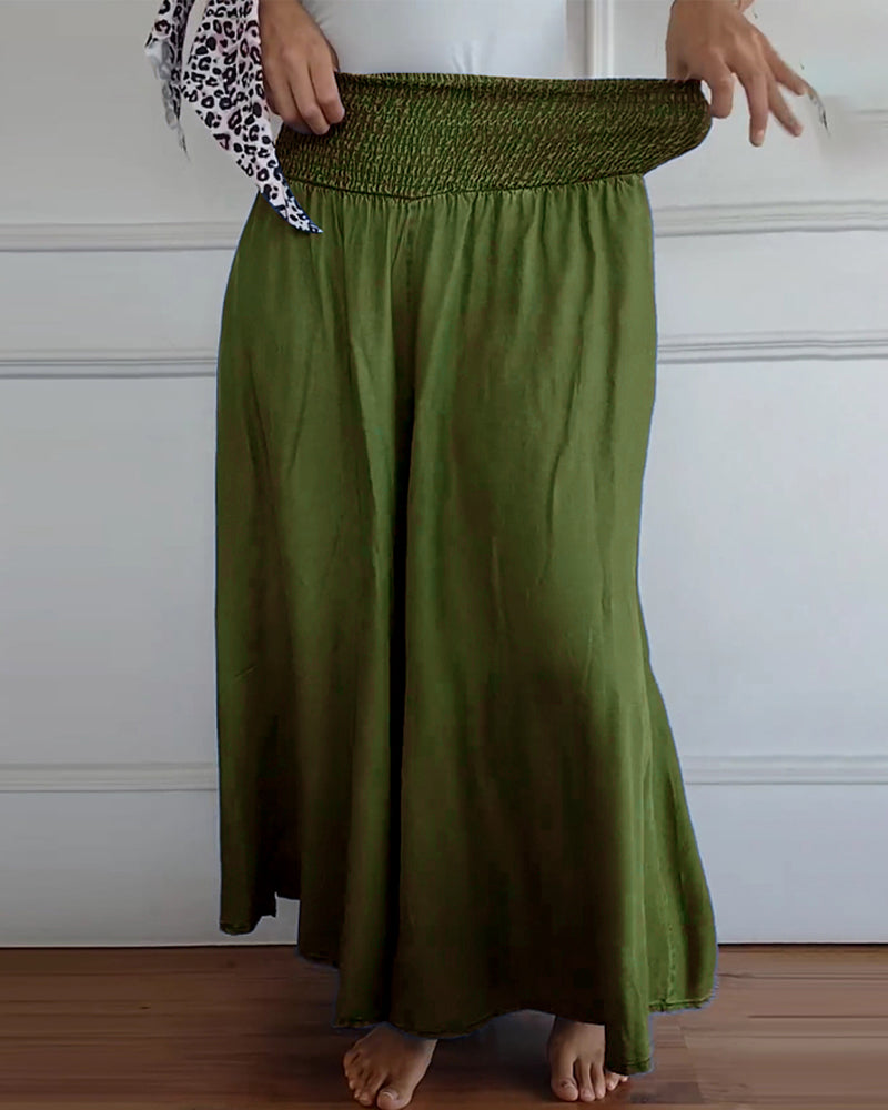 Reina - Relaxed Fit Wide-Leg Pants