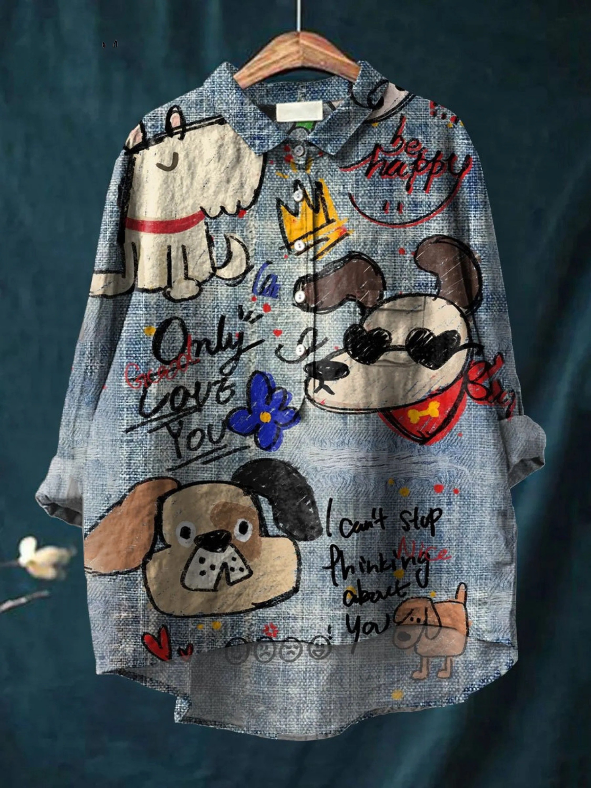Kendra | Adorable Dog Art Graphic Tee