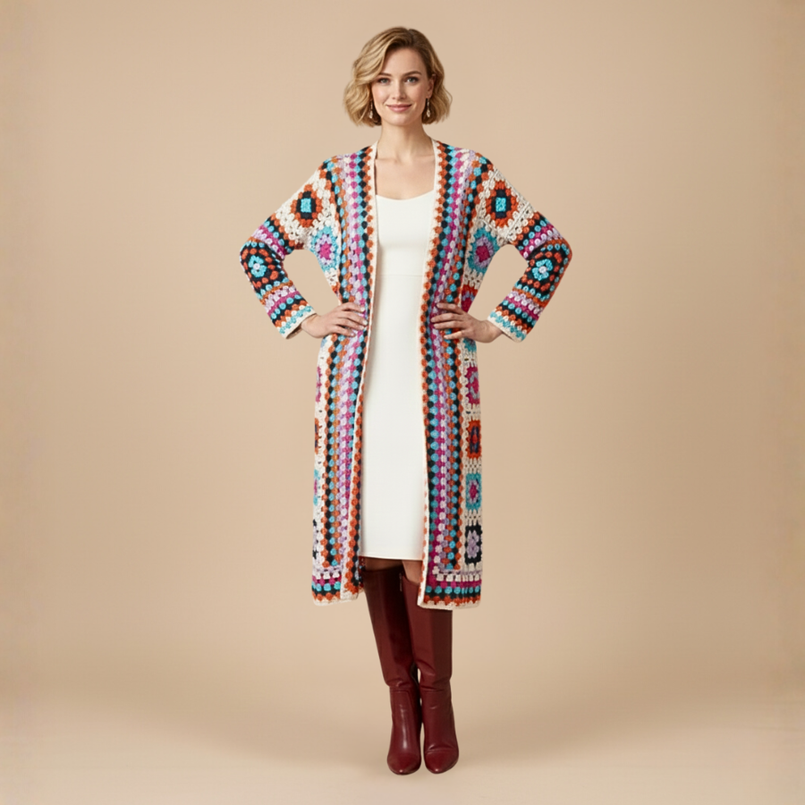 Bohemian-Inspired Long Cardigan for Women