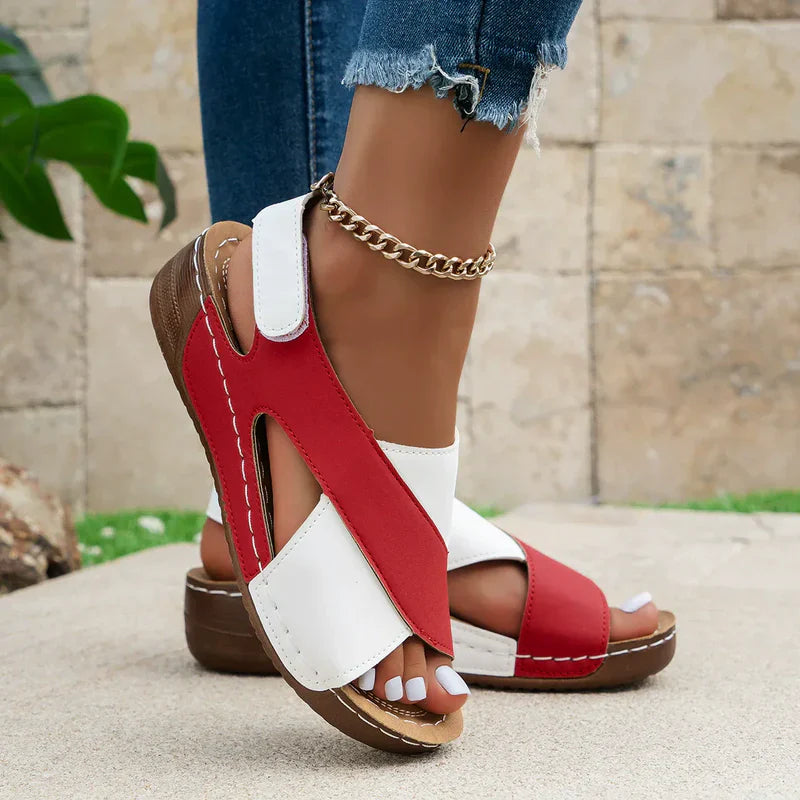 Milena | Women's Cushioned Open-Toe Ultra Comfortable Orthopedic Sandals