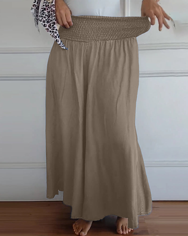 Reina - Relaxed Fit Wide-Leg Pants