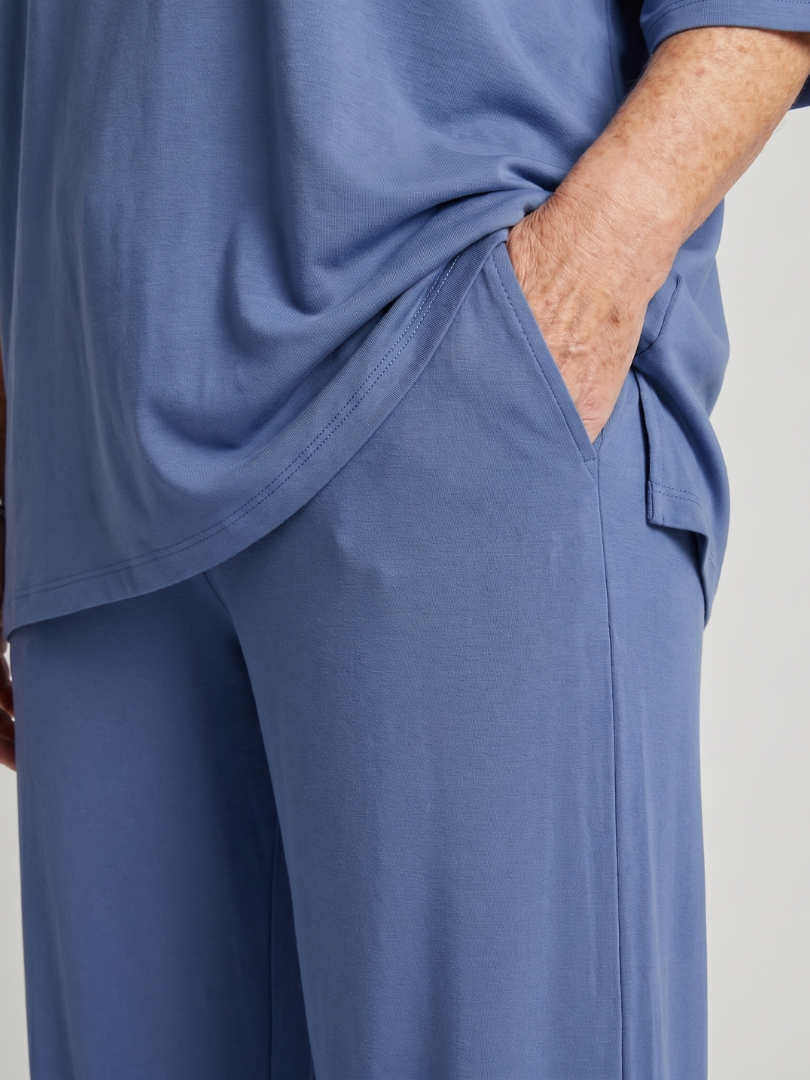 Ramse | Oversized Short Sleeve Top & Wide Leg Pants Ensemble
