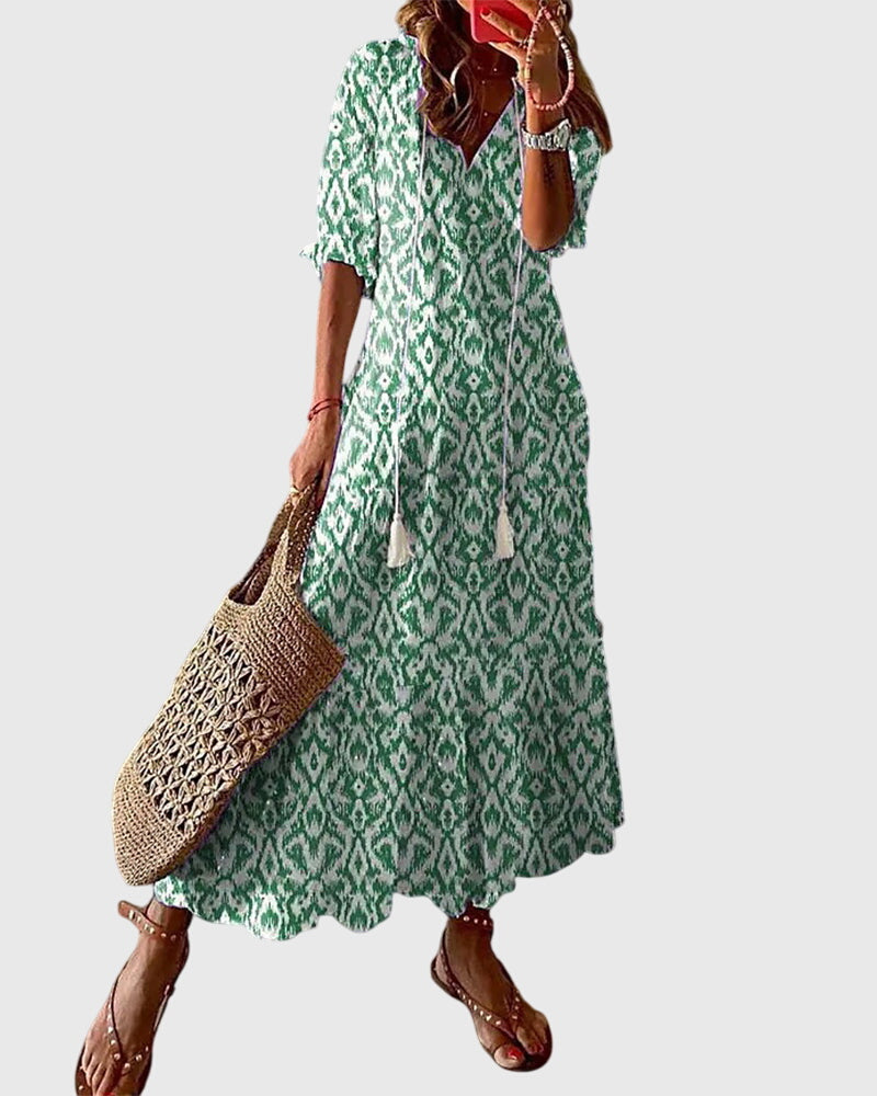 Amalia | Vintage Bohemian Summer Dress