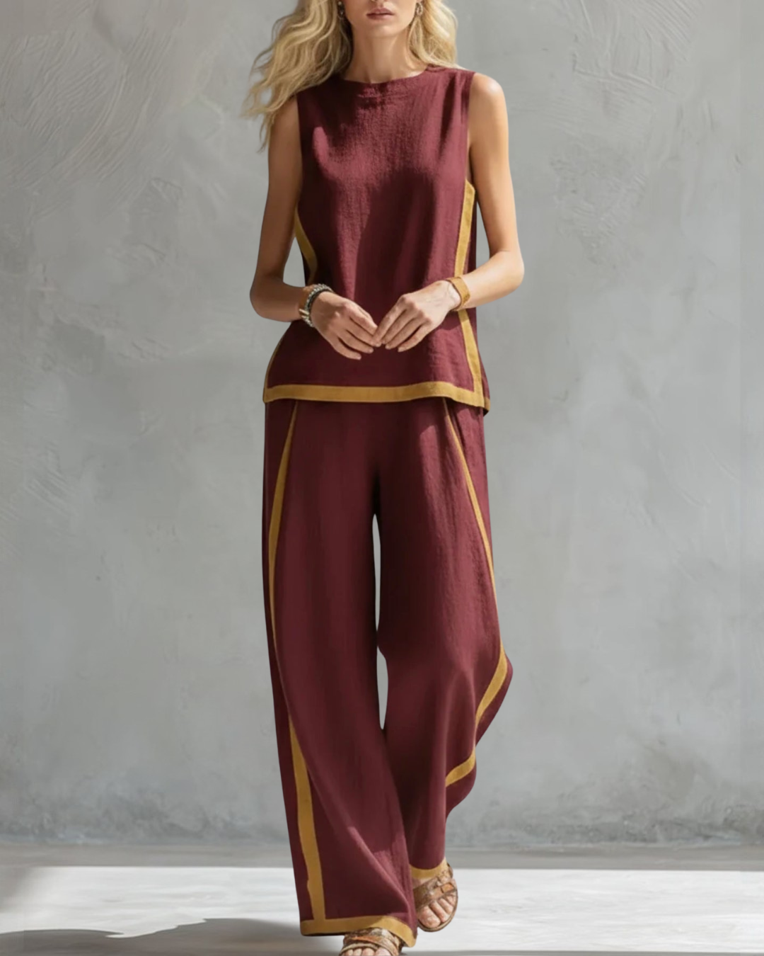 Aurora Linen Duo Set
