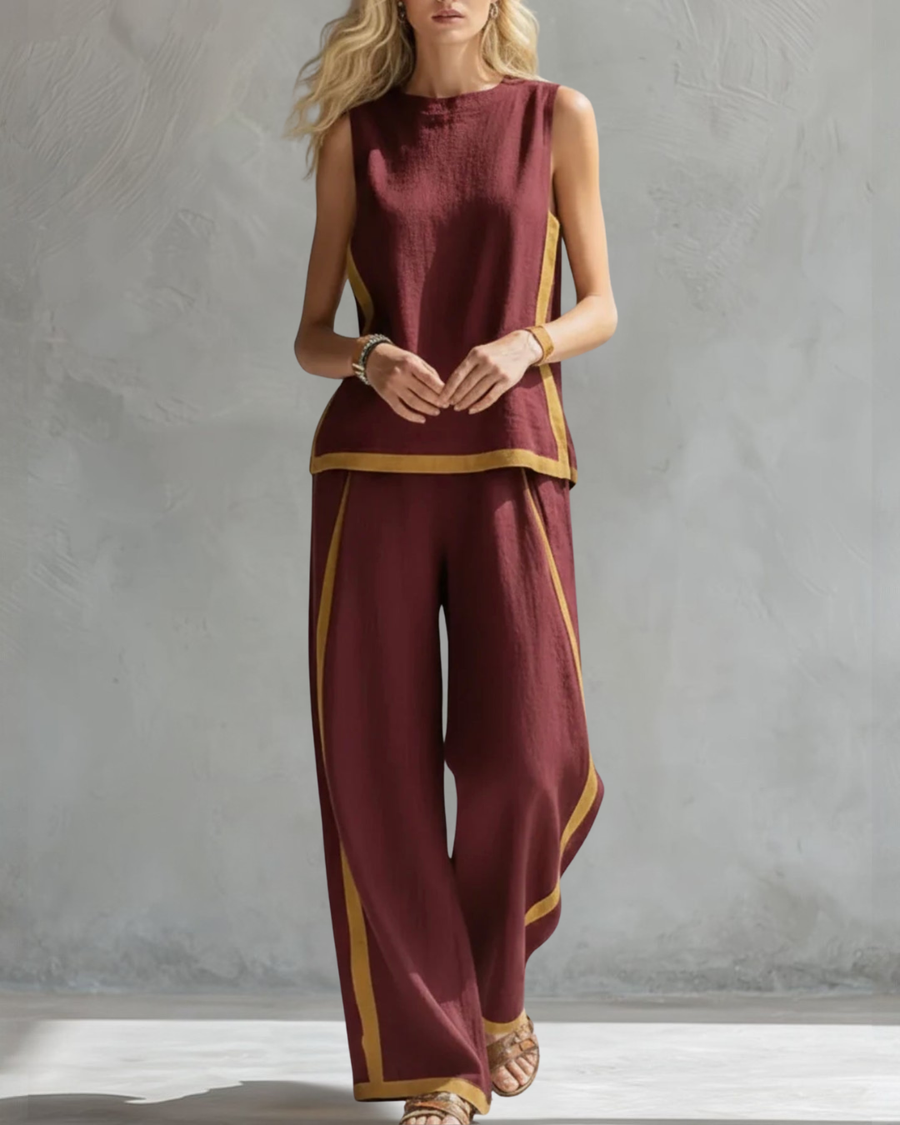 Aurora Linen Duo Set