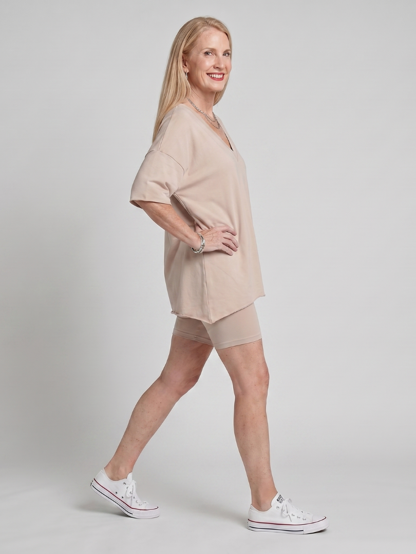 Lucinda | Relaxed Fit V-Neck Top and Shorts Set