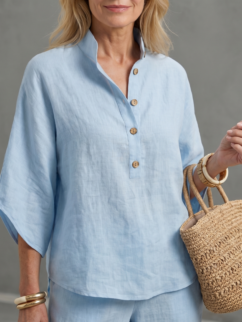Amity | Relaxed Tunic and Button-Front Trouser Set