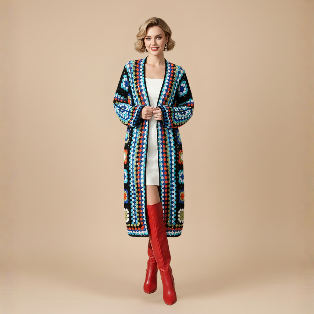 Bohemian-Inspired Long Cardigan for Women
