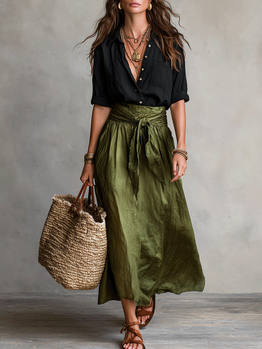 Jennifer | Effortless Elegance Boho Skirt Set