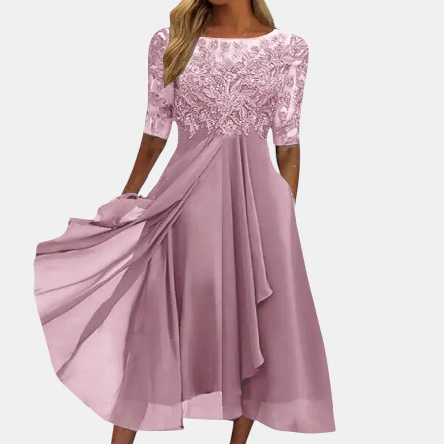 Rhonda™ | Chic Lace Elegance Dress