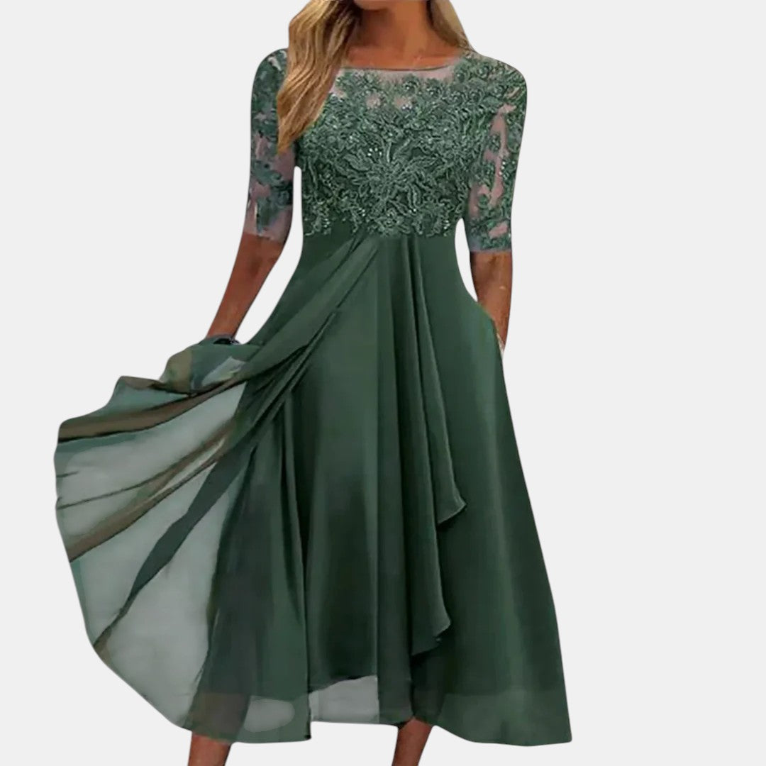 Rhonda™ | Chic Lace Elegance Dress