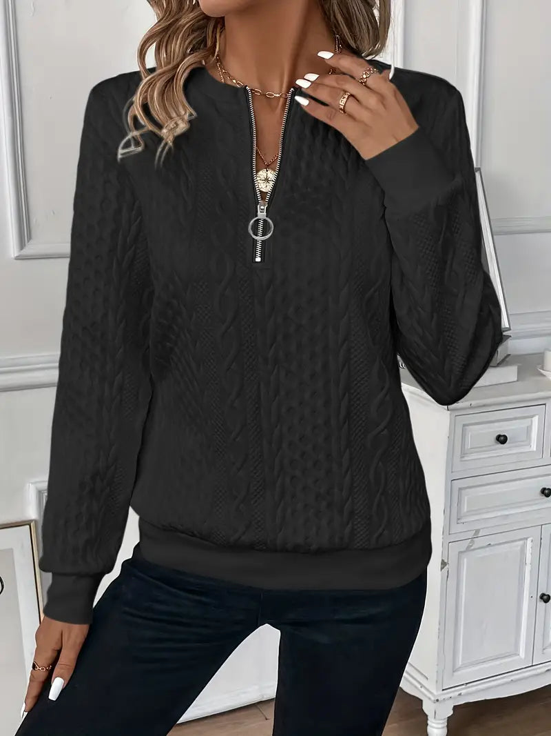 Angela | Sweater with Zipper
