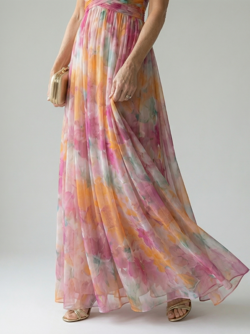 Isel | Luxe Soft Wrap Maxi Dress