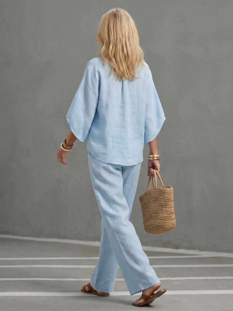 Amity | Relaxed Tunic and Button-Front Trouser Set