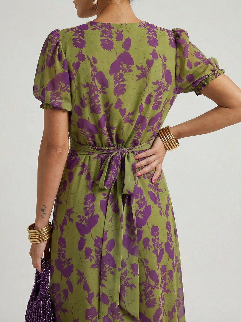 Virel | Easygoing Floral Midi Dress