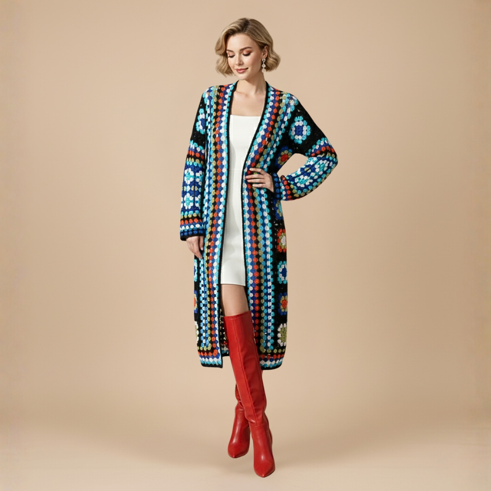 Bohemian-Inspired Long Cardigan for Women