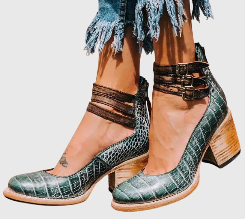 Hannah | Stylish and Cozy Heeled Shoes