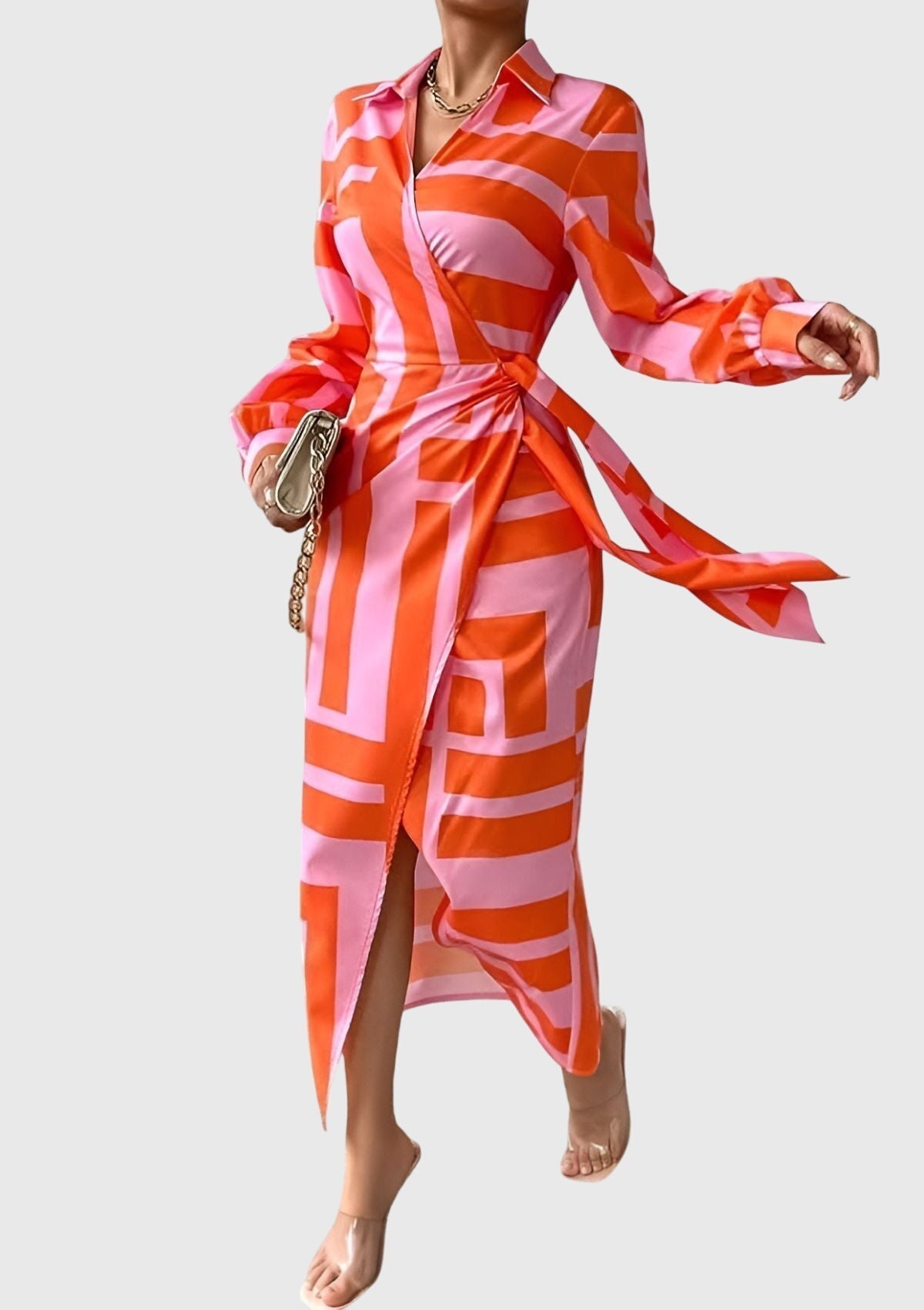 Everly | Stylish Printed Wrap Dress
