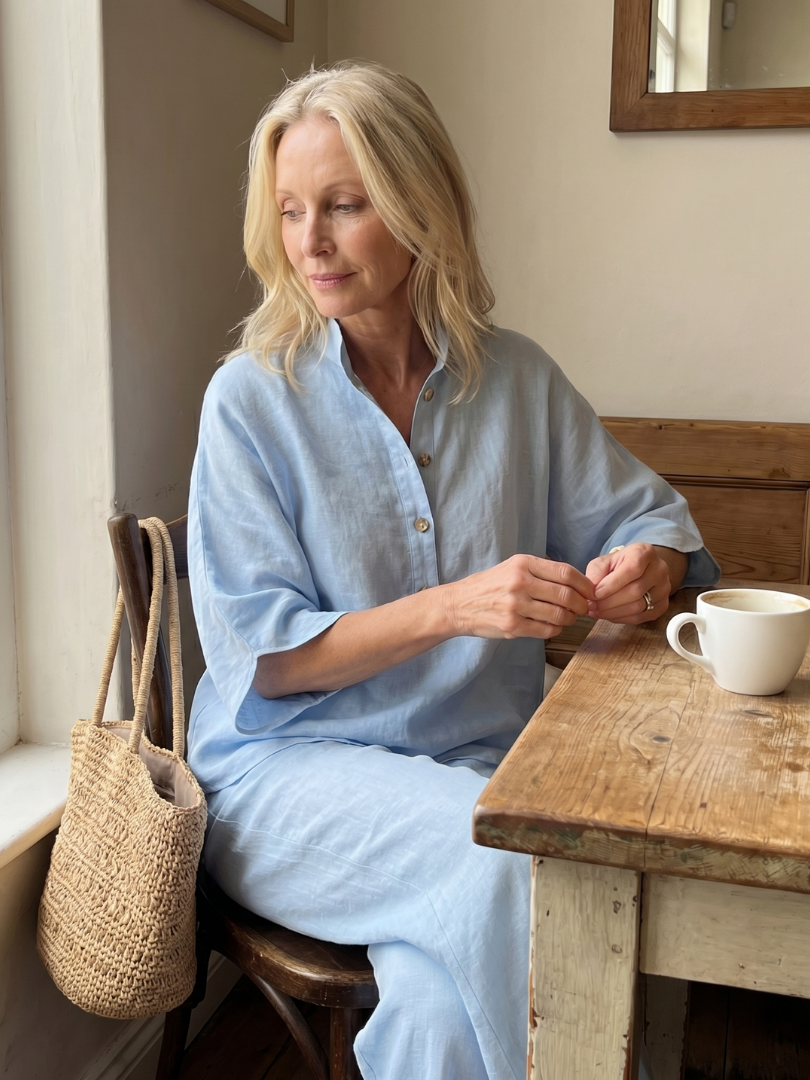 Amity | Relaxed Tunic and Button-Front Trouser Set