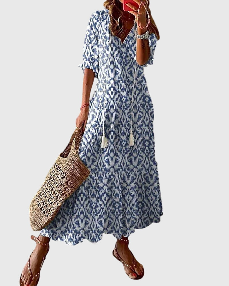 Amalia | Vintage Bohemian Summer Dress