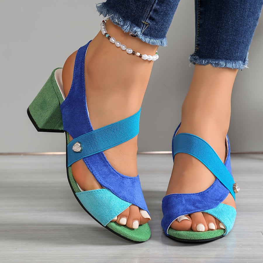 Adelaide - Comfort Block Heels with Orthopedic Support