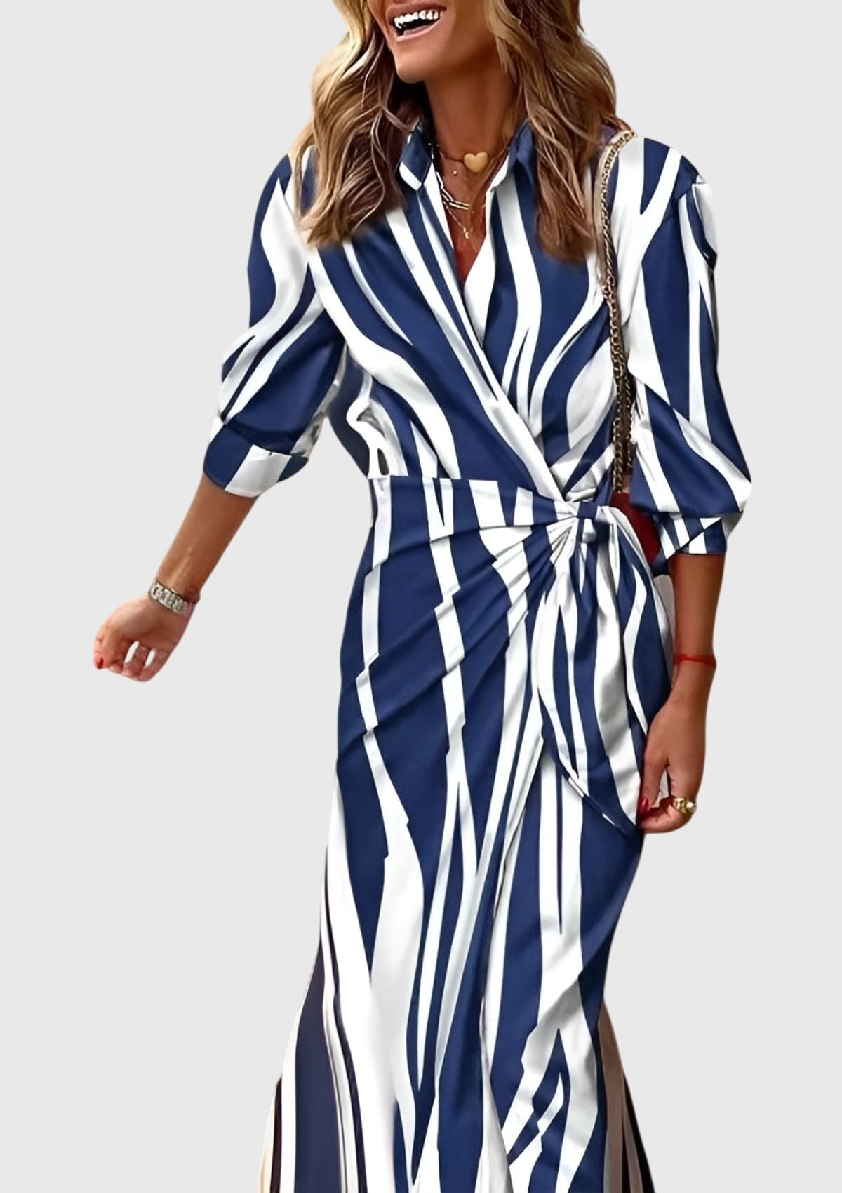Everly | Stylish Printed Wrap Dress