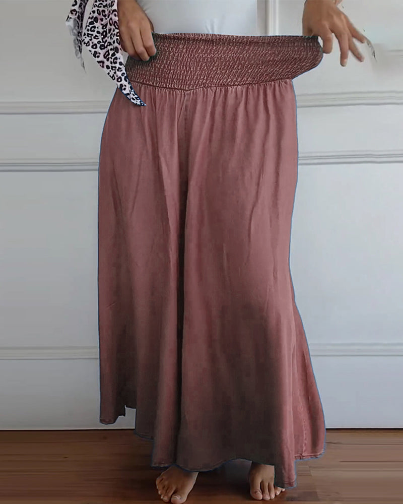 Reina - Relaxed Fit Wide-Leg Pants