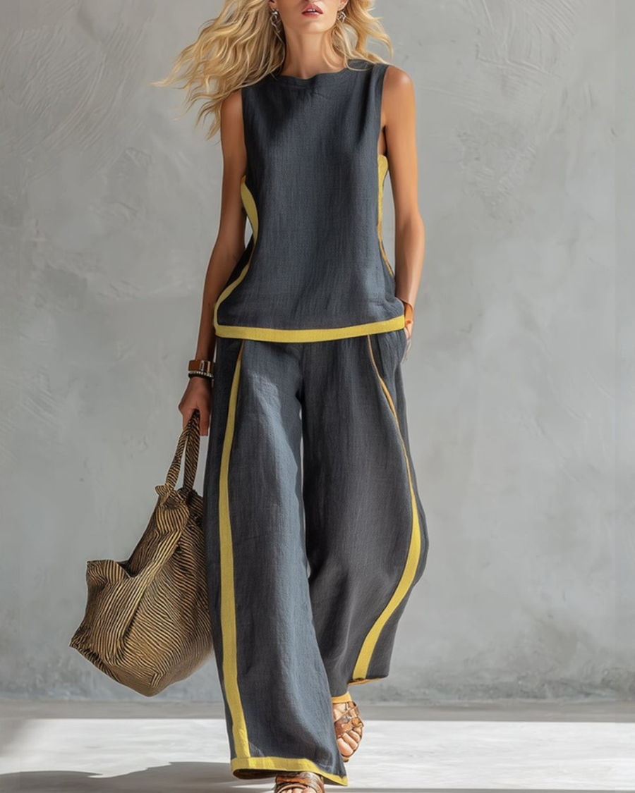 Aurora Linen Duo Set