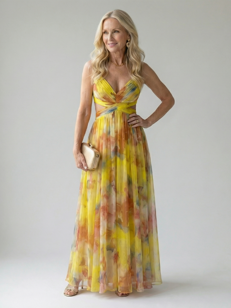 Isel | Luxe Soft Wrap Maxi Dress