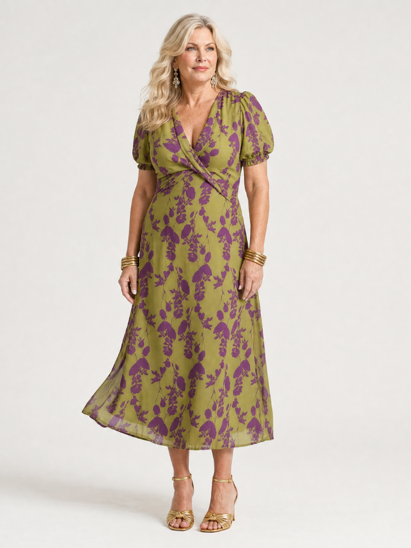 Virel | Easygoing Floral Midi Dress