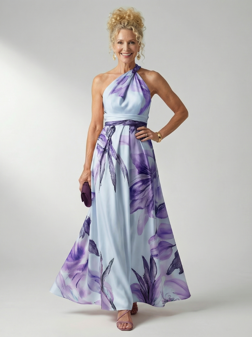 Amiel | Elegant Floral Maxi Dress