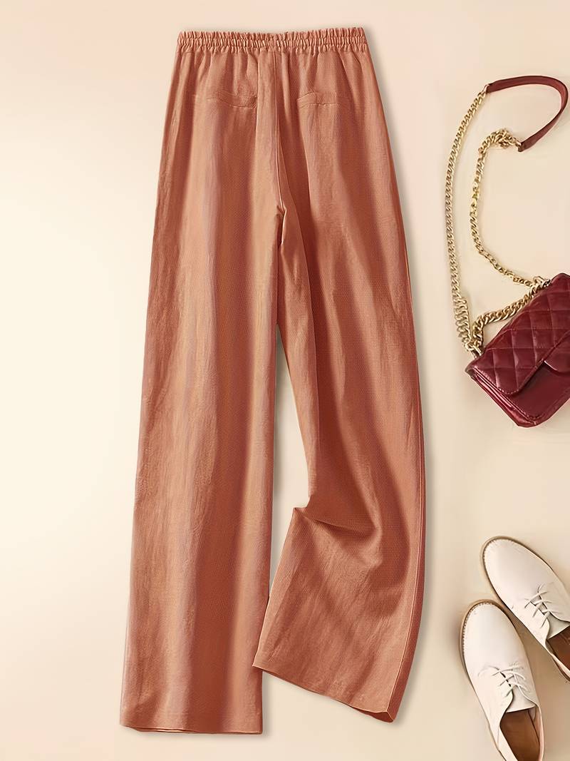 Tina - Easygoing Linen Trousers