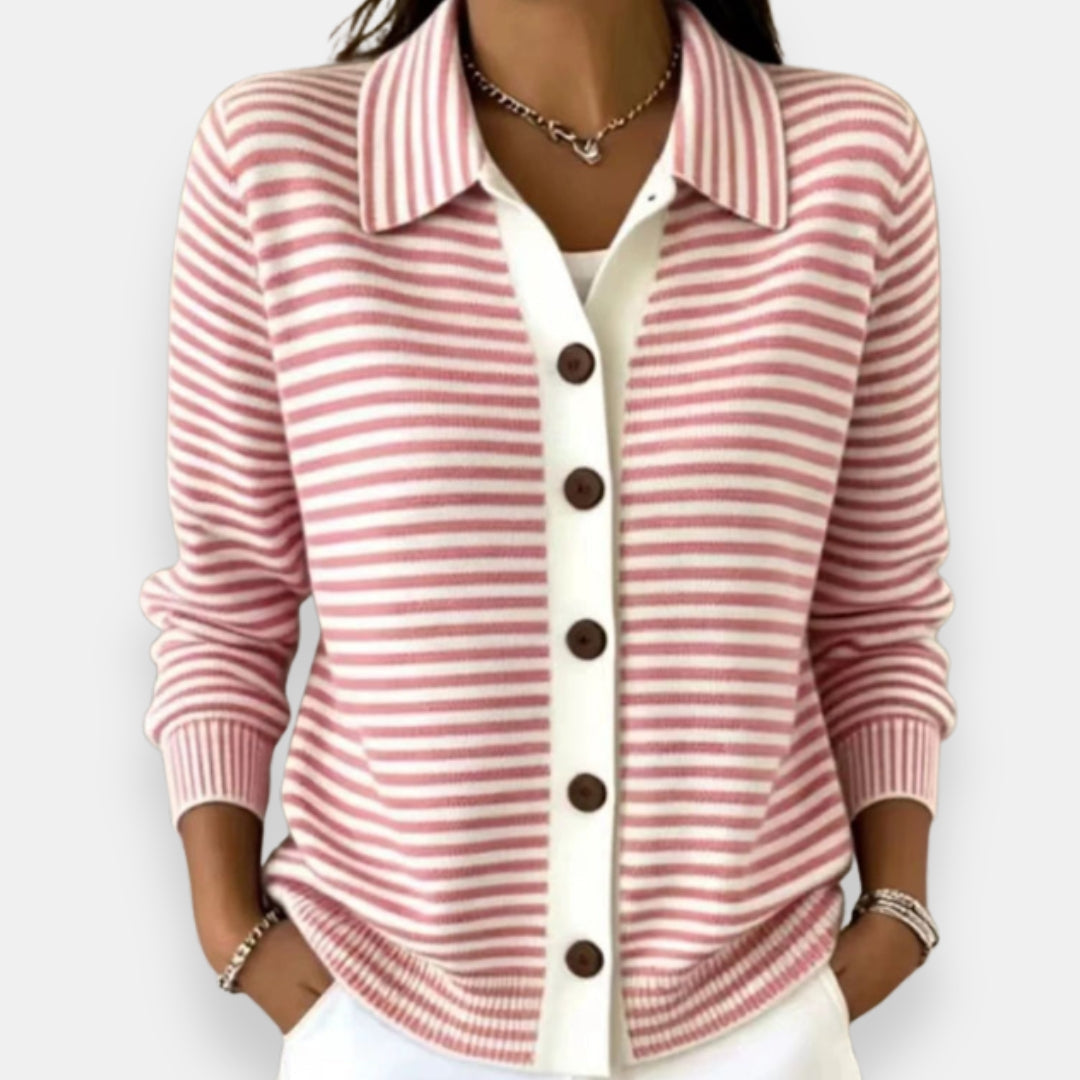 Blythe™ Striped Button Cardigan