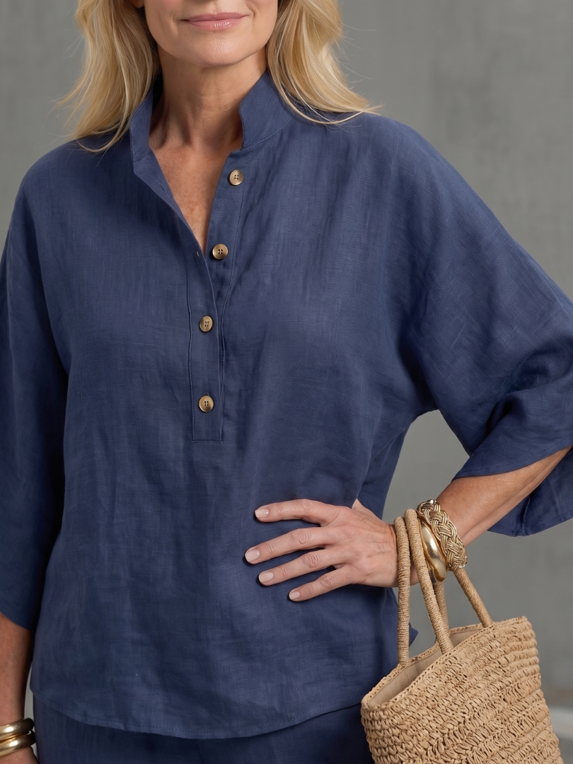 Amity | Relaxed Tunic and Button-Front Trouser Set