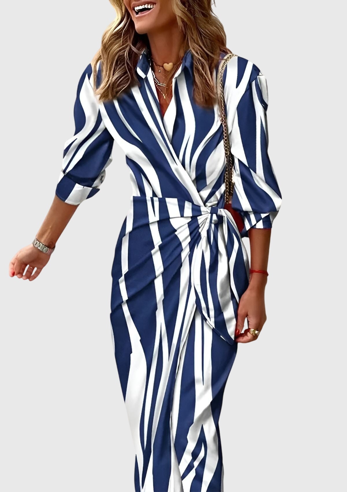 Everly | Stylish Printed Wrap Dress