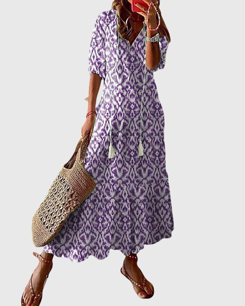 Amalia | Vintage Bohemian Summer Dress