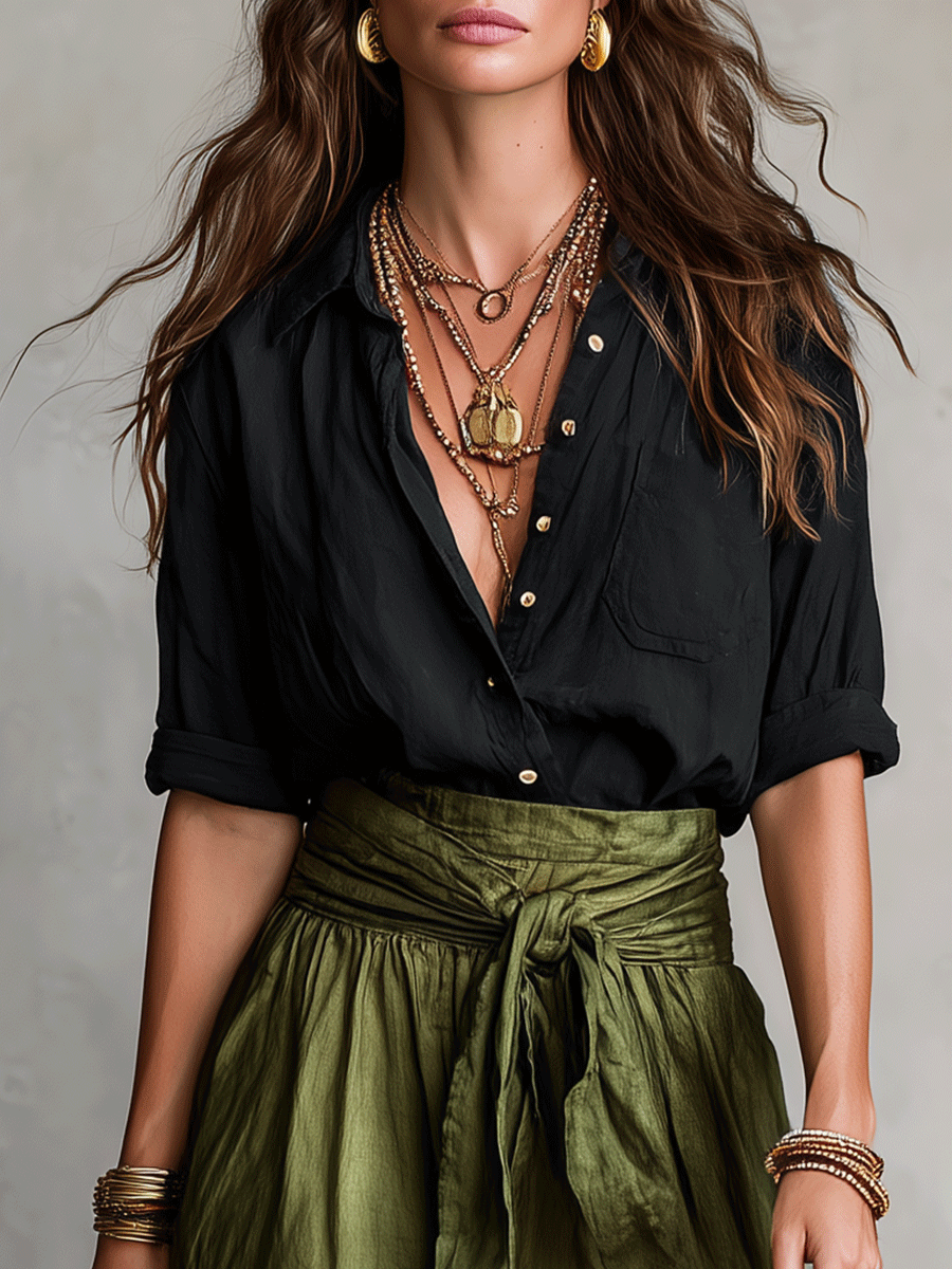 Jennifer | Effortless Elegance Boho Skirt Set