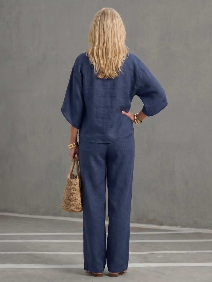 Amity | Relaxed Tunic and Button-Front Trouser Set